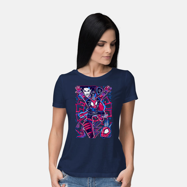 Hobie Brown Spider Punk-Womens-Basic-Tee-Panchi Art