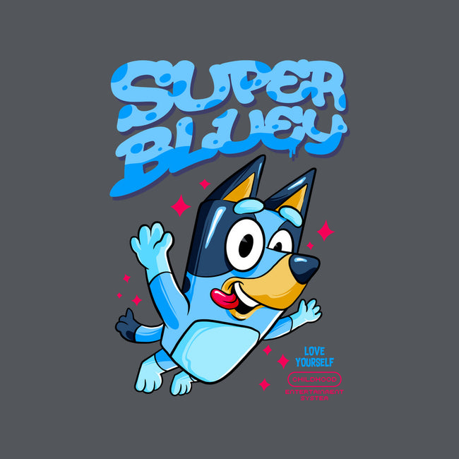 Super Bluey-None-Removable Cover w Insert-Throw Pillow-spoilerinc