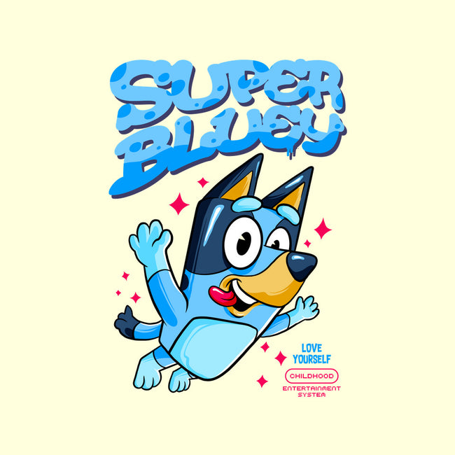 Super Bluey-None-Removable Cover w Insert-Throw Pillow-spoilerinc