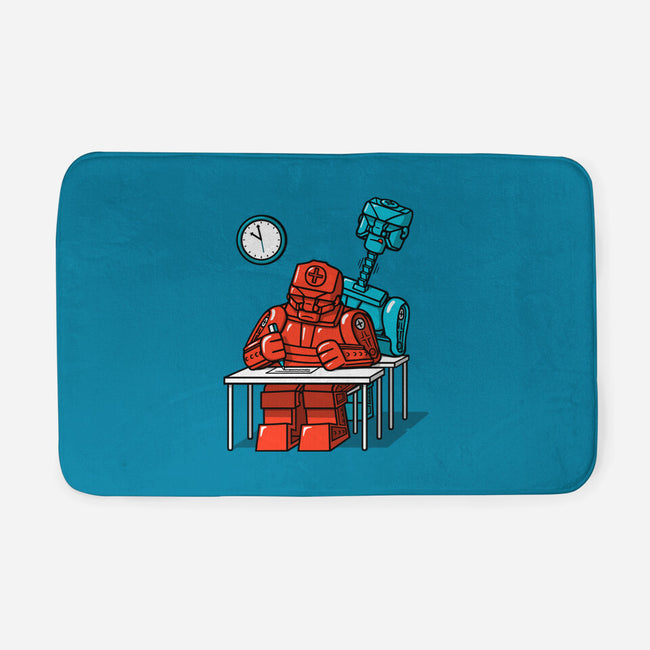 Robot Exam-None-Memory Foam-Bath Mat-Raffiti