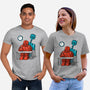 Robot Exam-Unisex-Basic-Tee-Raffiti