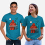 Robot Exam-Unisex-Basic-Tee-Raffiti