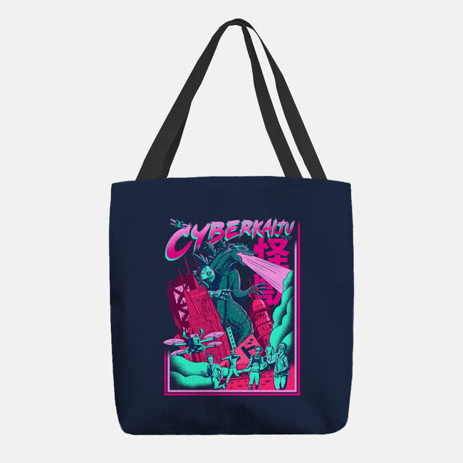 Cyber Kaiju-None-Basic Tote-Bag-sachpica