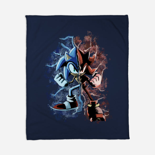 Two Faces Speed-None-Fleece-Blanket-nickzzarto