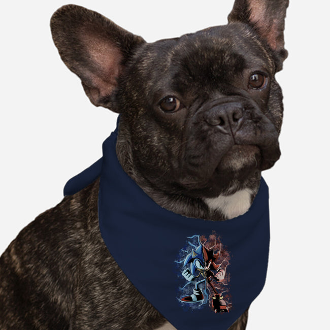 Two Faces Speed-Dog-Bandana-Pet Collar-nickzzarto