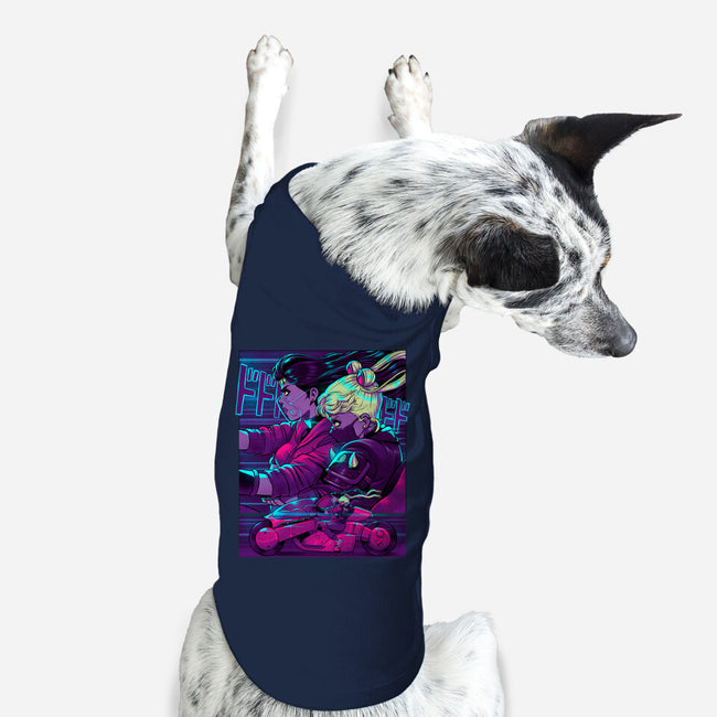 Neon Moon Eclipse-Dog-Basic-Pet Tank-Bruno Mota