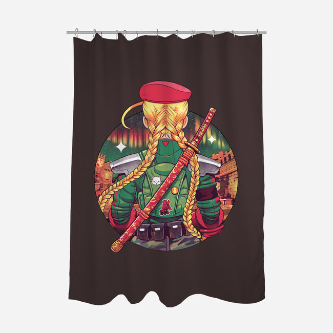 Autumn Fighter-None-Polyester-Shower Curtain-Bruno Mota