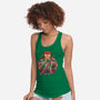 Autumn Fighter-Womens-Racerback-Tank-Bruno Mota