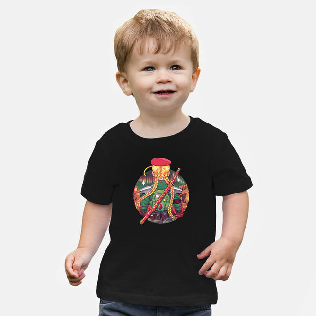 Autumn Fighter-Baby-Basic-Tee-Bruno Mota