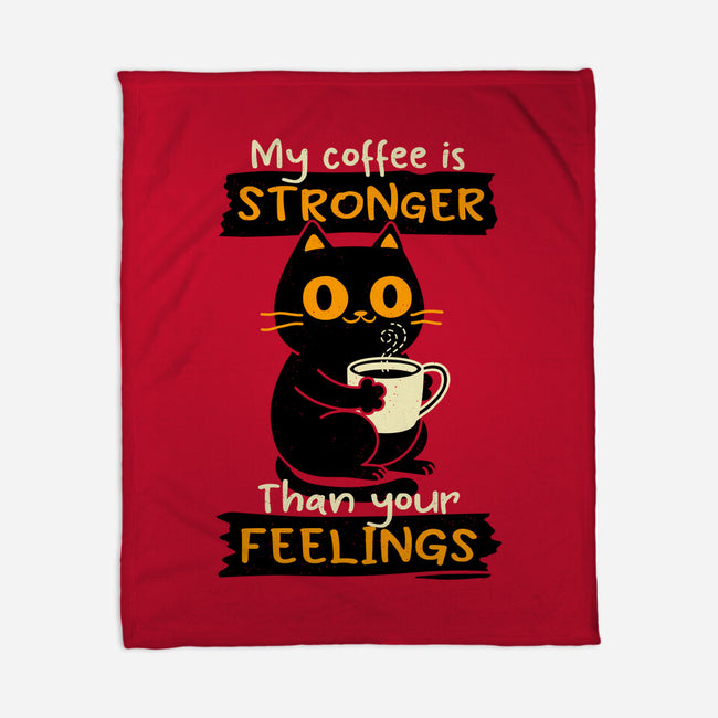 Stronger Than Your Feelings-None-Fleece-Blanket-Xentee