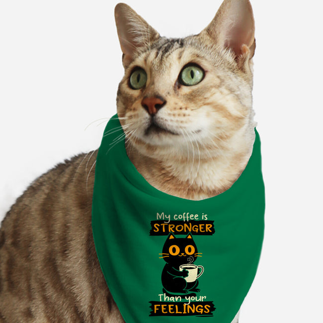 Stronger Than Your Feelings-Cat-Bandana-Pet Collar-Xentee