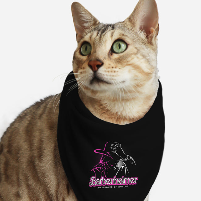 Barbenheimer-Cat-Bandana-Pet Collar-estudiofitas