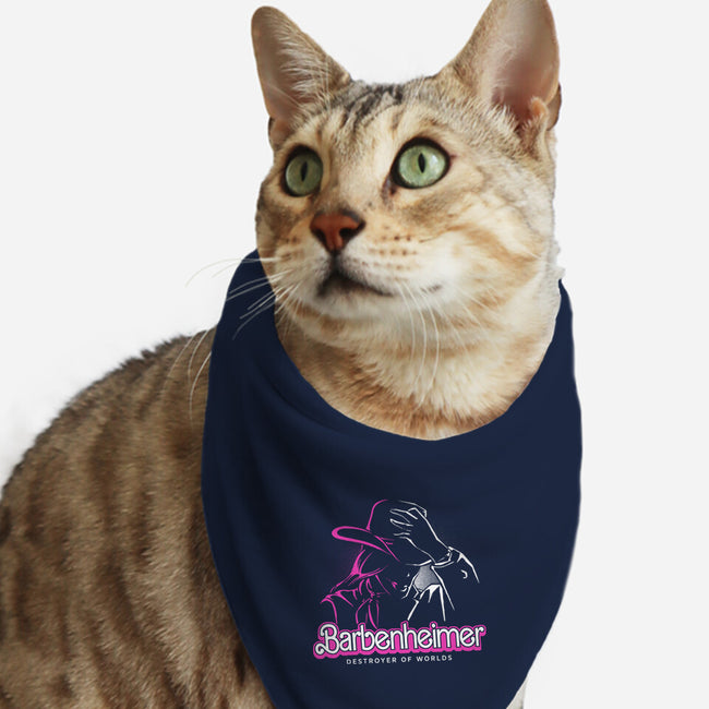 Barbenheimer-Cat-Bandana-Pet Collar-estudiofitas