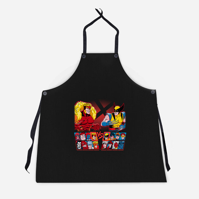 Mutant Fighter-Unisex-Kitchen-Apron-Andriu