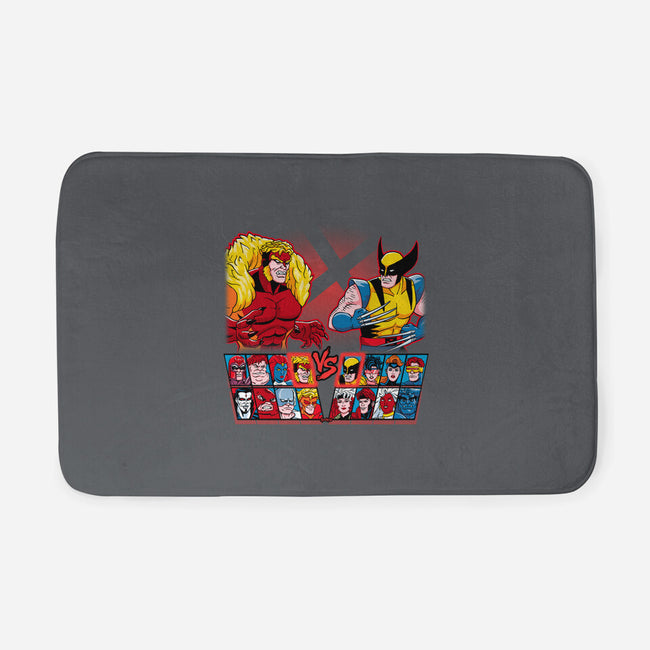 Mutant Fighter-None-Memory Foam-Bath Mat-Andriu