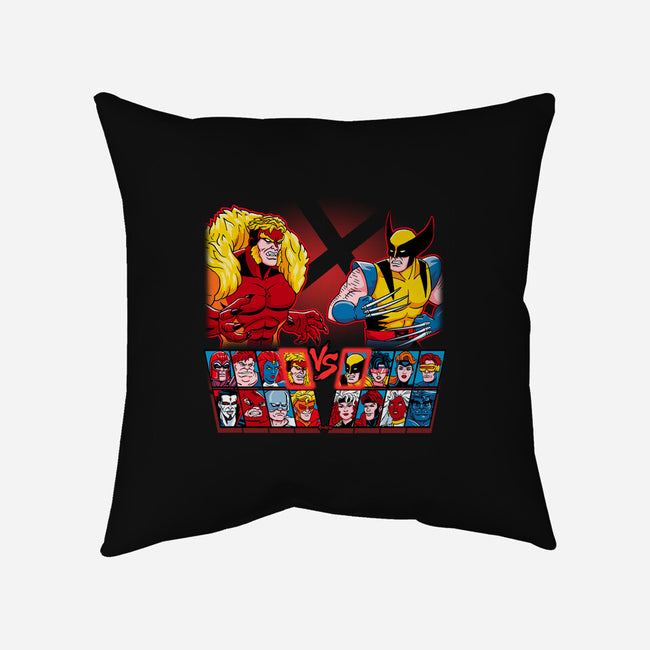 Mutant Fighter-None-Removable Cover-Throw Pillow-Andriu