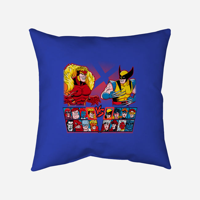 Mutant Fighter-None-Removable Cover-Throw Pillow-Andriu