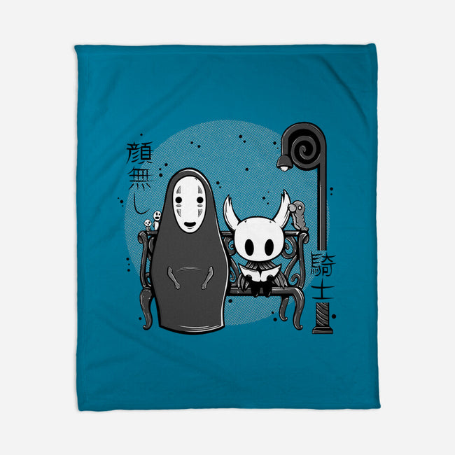 Hollow Face-None-Fleece-Blanket-Ca Mask