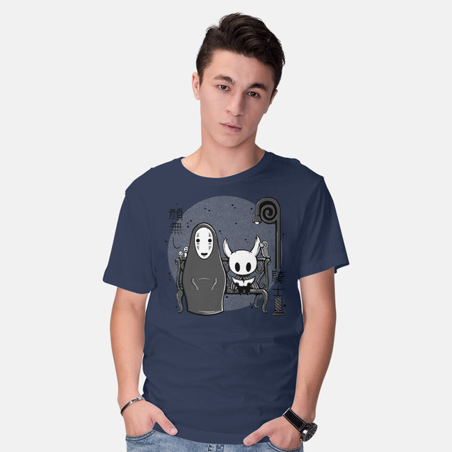 Hollow Face-Mens-Basic-Tee-Ca Mask