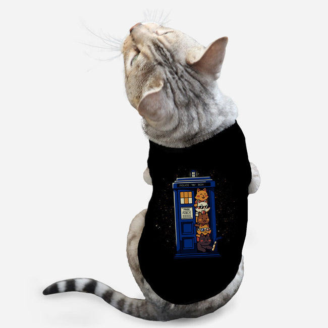 Tardis Cats-Cat-Basic-Pet Tank-tobefonseca