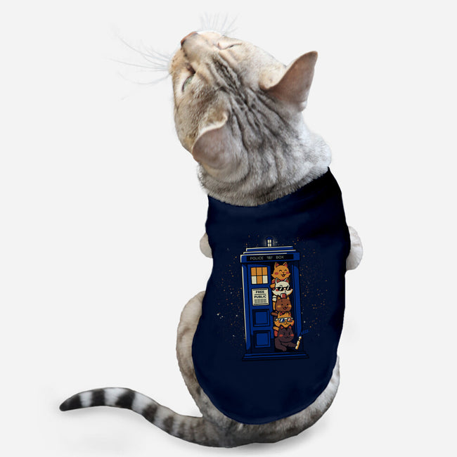 Tardis Cats-Cat-Basic-Pet Tank-tobefonseca