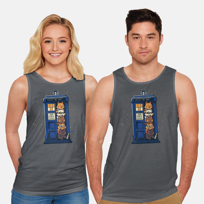 Tardis Cats-Unisex-Basic-Tank-tobefonseca