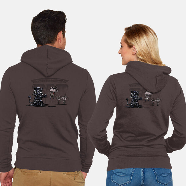 Cat Vader-Unisex-Zip-Up-Sweatshirt-zascanauta