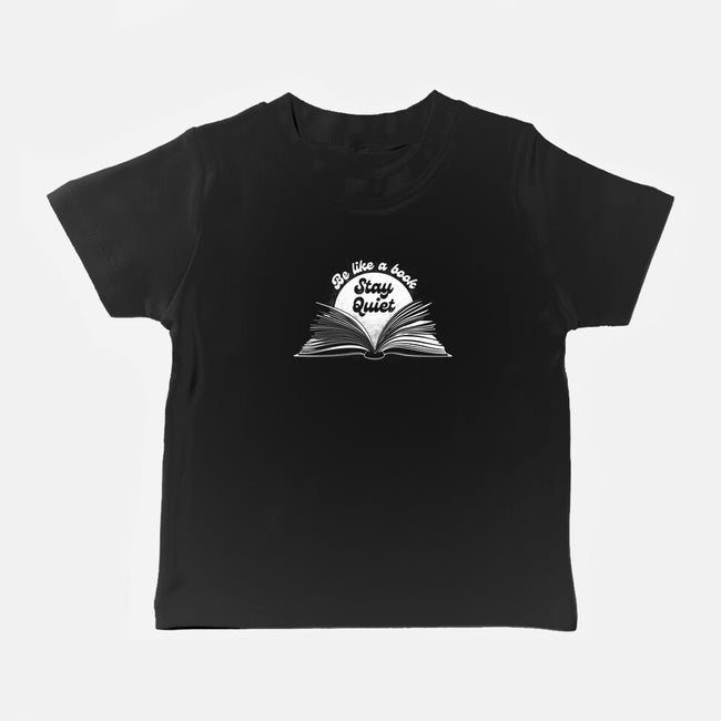 Be Like A Book-Baby-Basic-Tee-rocketman_art