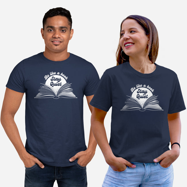 Be Like A Book-Unisex-Basic-Tee-rocketman_art