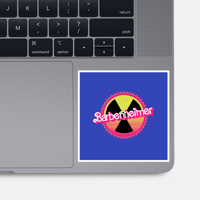 Barbenheimer Reactor-None-Glossy-Sticker-rocketman_art