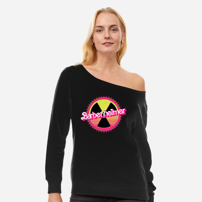 Barbenheimer Reactor-Womens-Off Shoulder-Sweatshirt-rocketman_art