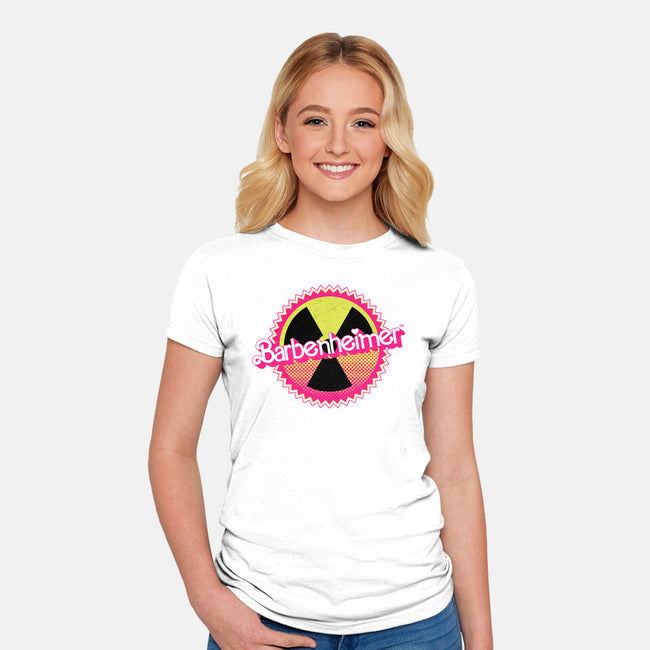 Barbenheimer Reactor-Womens-Fitted-Tee-rocketman_art