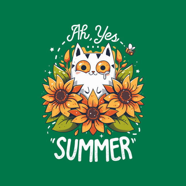 Summer Kitten Sniffles-Mens-Basic-Tee-Snouleaf