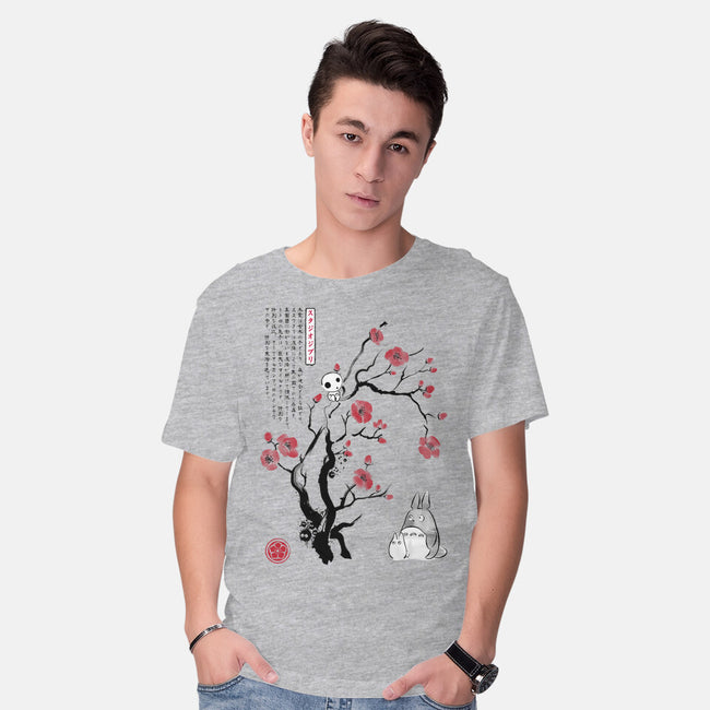 Spirits Sumi-e-Mens-Basic-Tee-DrMonekers