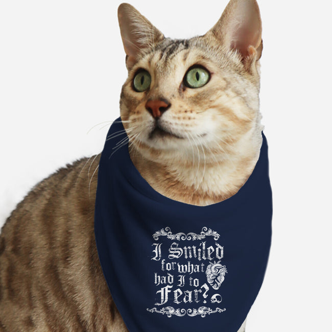 What Had I To Fear?-Cat-Bandana-Pet Collar-Nemons