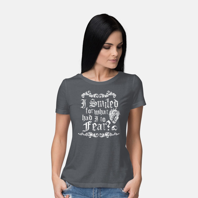 What Had I To Fear?-Womens-Basic-Tee-Nemons