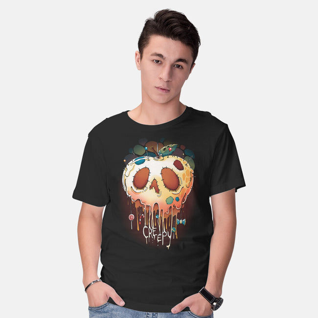 Creepy Apple-Mens-Basic-Tee-Vallina84