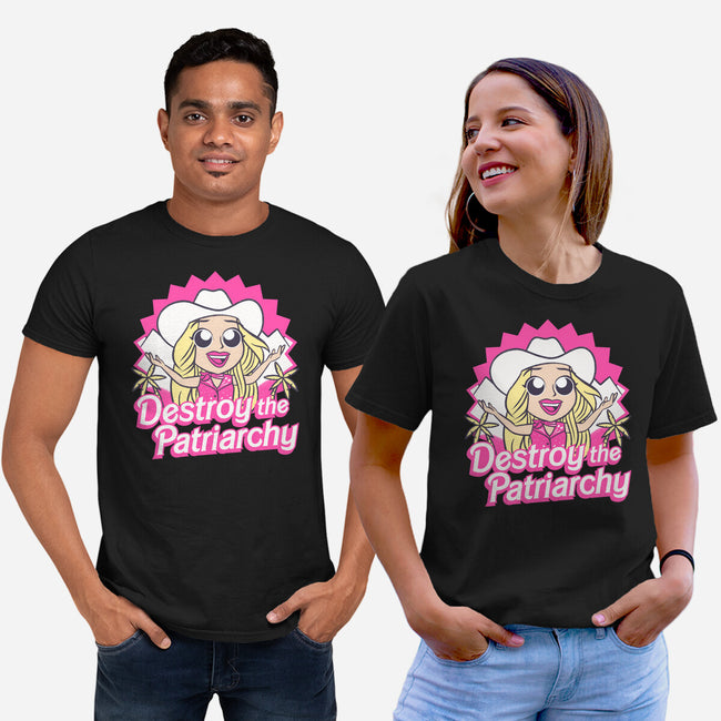 Destroy The Patriarchy-Unisex-Basic-Tee-Aarons Art Room