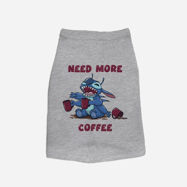 Need More Coffee-Dog-Basic-Pet Tank-Claudia