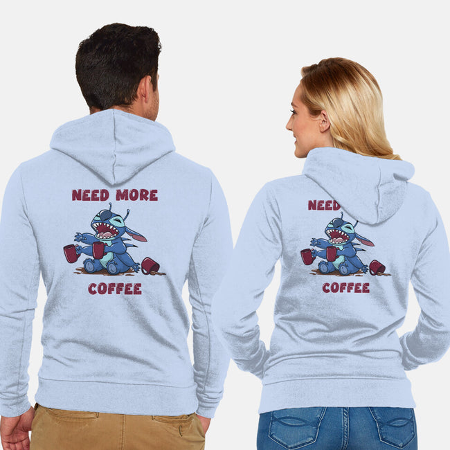 Need More Coffee-Unisex-Zip-Up-Sweatshirt-Claudia