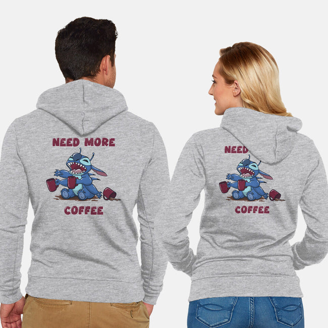 Need More Coffee-Unisex-Zip-Up-Sweatshirt-Claudia