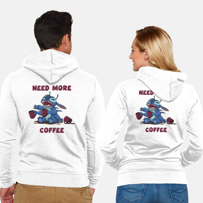 Need More Coffee-Unisex-Zip-Up-Sweatshirt-Claudia