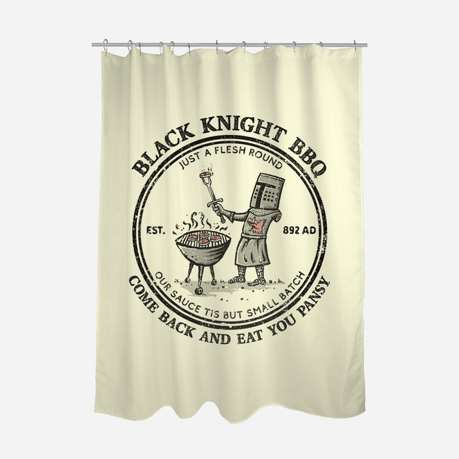 Black Knight BBQ-None-Polyester-Shower Curtain-kg07