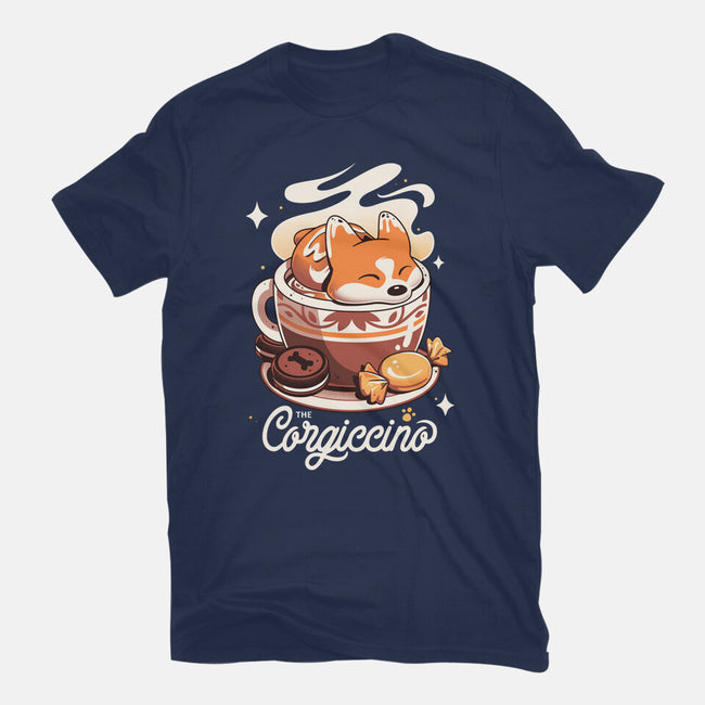 Corgi Coffee Break-Mens-Premium-Tee-Snouleaf