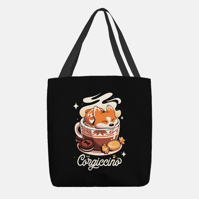 Corgi Coffee Break-None-Basic Tote-Bag-Snouleaf