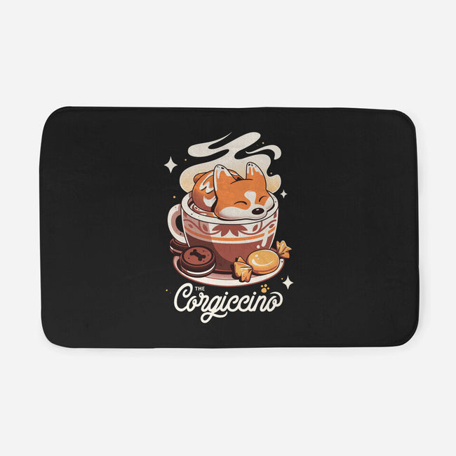 Corgi Coffee Break-None-Memory Foam-Bath Mat-Snouleaf