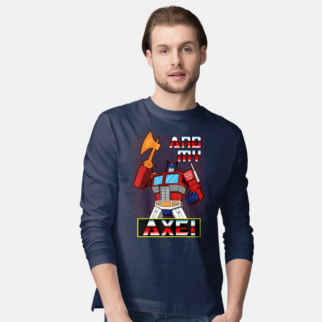 Cybertronian Axe-Mens-Long Sleeved-Tee-Boggs Nicolas