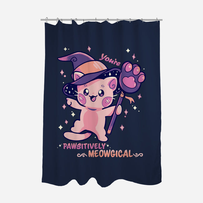 PAWsitively MEOWgical-None-Polyester-Shower Curtain-TechraNova