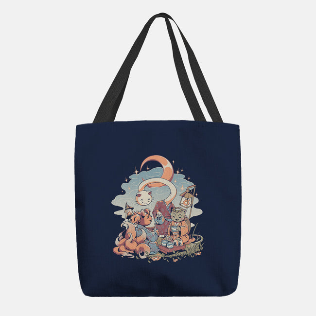 Night Tea-None-Basic Tote-Bag-ilustrata