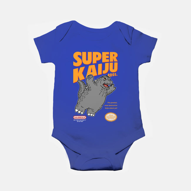 Super Kaiju-Baby-Basic-Onesie-pigboom